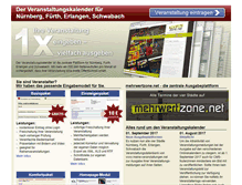 Tablet Screenshot of meine-veranstaltungen.net